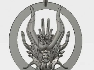 mother of dragons amulet 3D Print Model