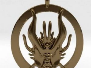 mother of dragons amulet 3D Print Model