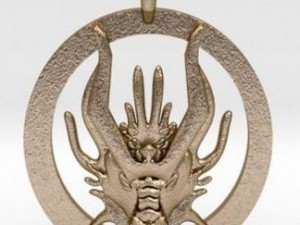 mother of dragons amulet Modelo de Impressão 3D