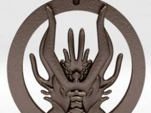 mother of dragons amulet 3D Print Model
