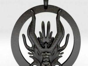 mother of dragons amulet 3D Print Model