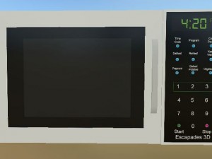 matching white appliances Model 3D