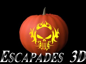22 carved pumpkin models for halloween 3Dモデル