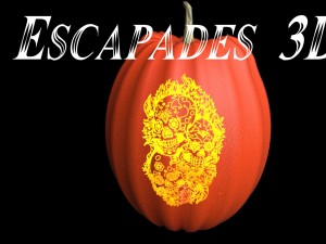 22 carved pumpkin models for halloween 3Dモデル