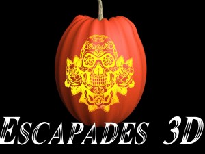 22 carved pumpkin models for halloween 3Dモデル