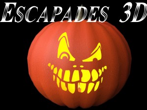 22 carved pumpkin models for halloween 3Dモデル
