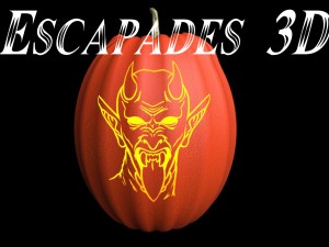 22 carved pumpkin models for halloween 3Dモデル
