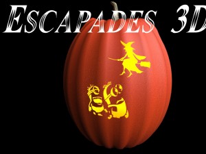 22 carved pumpkin models for halloween 3Dモデル