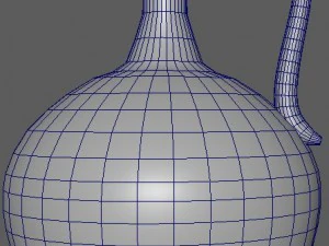 terracotta wine jug 3D Model