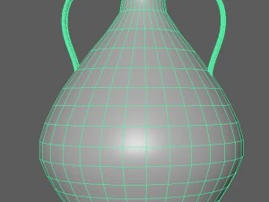 terracotta wine jug 3D Model