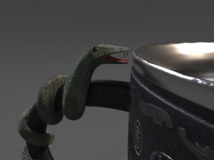 skull mug 3D Model