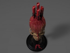 skull candle Model 3D