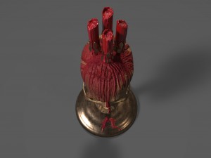 skull candle Model 3D