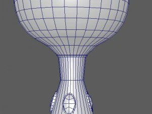 jeweled wine chalice - grail 3D Model