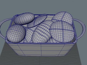 bread basket 3D मॉडल