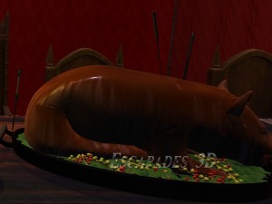 roasted boar -pig 3D Model