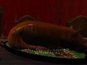 roasted boar -pig 3D Model