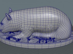 roasted boar -pig 3D Model