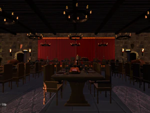 medieval candle chandelier 3D Model