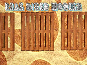 huge wooden pallet pack 3D Model