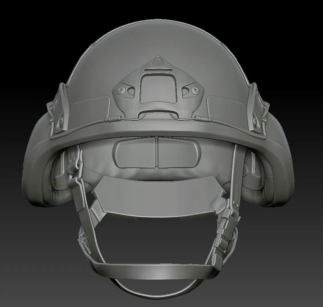 militaryhelmet 3D Model .c4d .max .obj .3ds .fbx .stl .blend 
