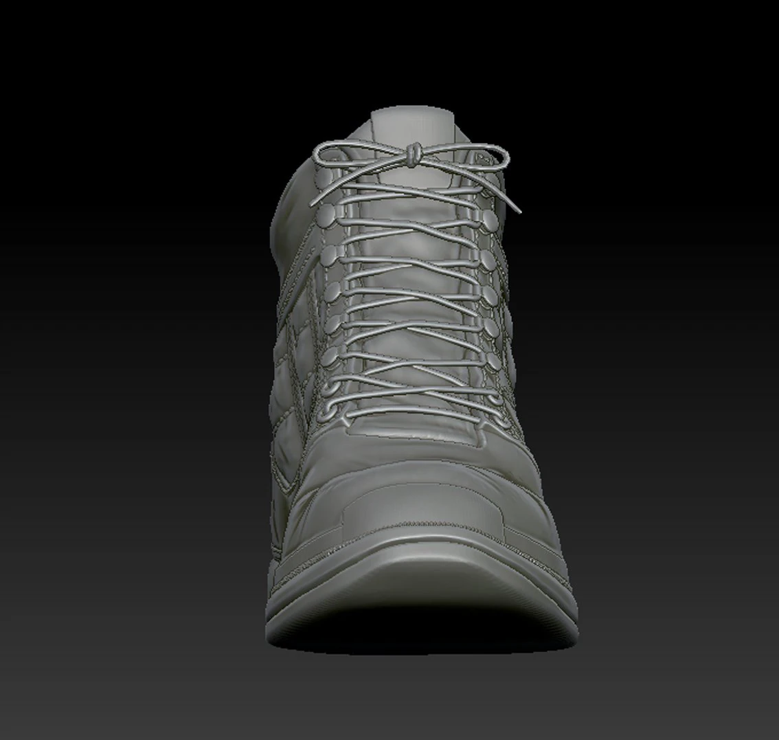 bootsmilitary 3D Model .c4d .max .obj .3ds .fbx .stl .blend 