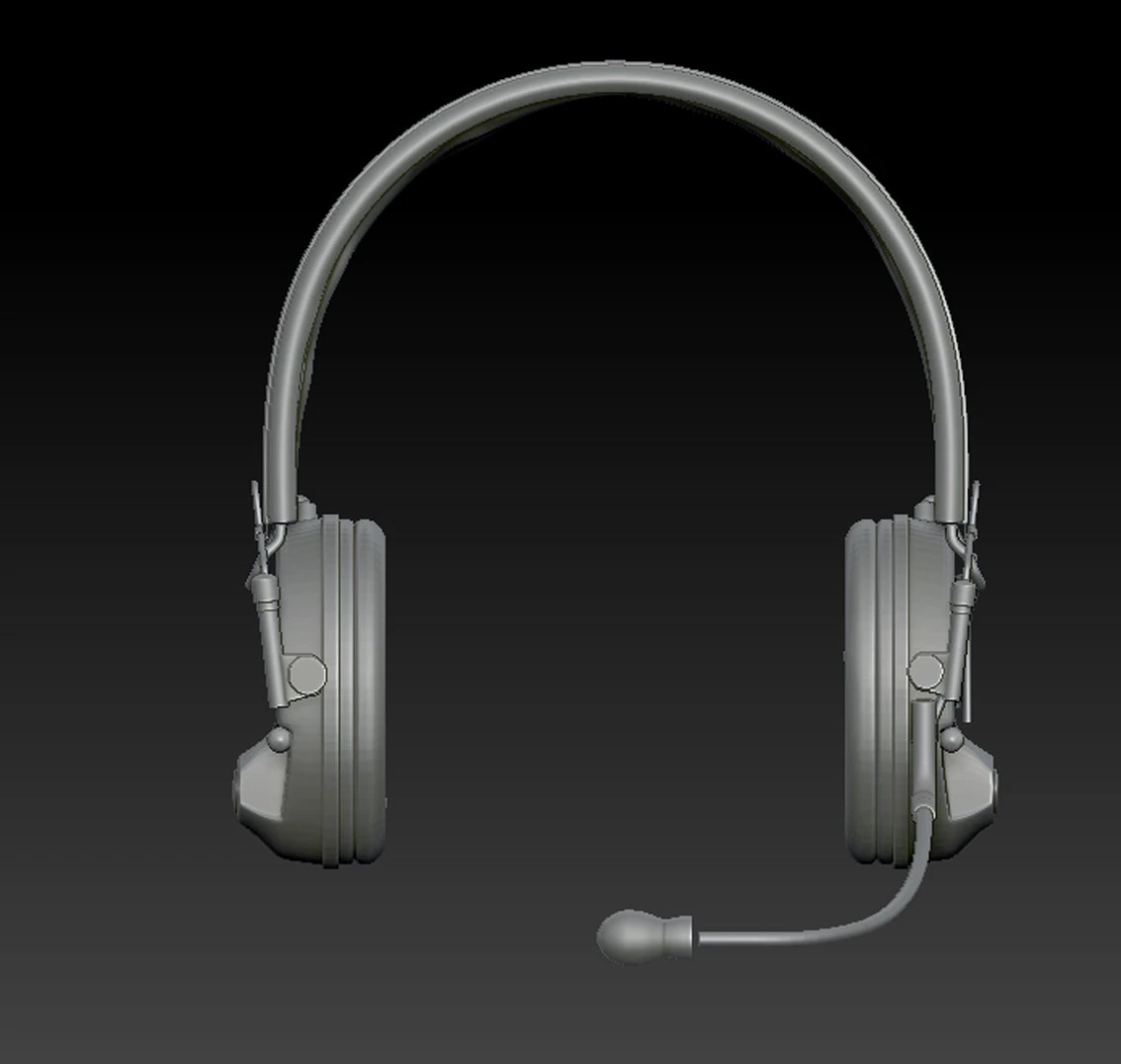 militaryheadsets 3D Model .c4d .max .obj .3ds .fbx .stl .blend 