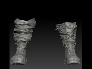 crazyboots 3D मॉडल