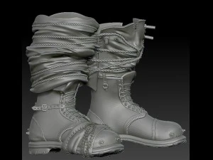 crazyboots 3D Model