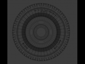 Wheels of old Soviet technology 3D Model