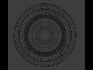 Wheels of old Soviet technology 3D Model