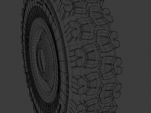 Wheels of old Soviet technology 3D Model