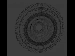 Wheels of old Soviet technology 3D Model