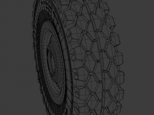 Wheels of old Soviet technology 3D Model