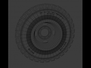 Wheels of old Soviet technology 3D Model