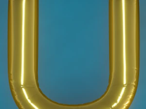 Balloons Alphabet 3D Model