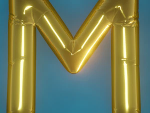 Balloons Alphabet 3D Model