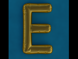 Balloons Alphabet Model 3D