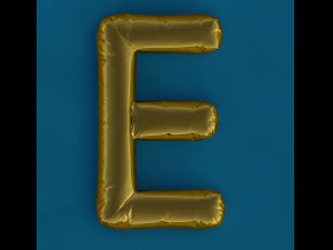 Balloons Alphabet 3D Model