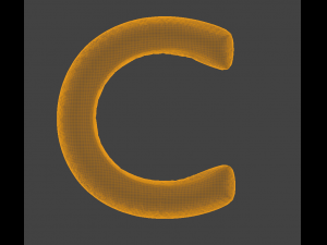 Balloons Alphabet Model 3D