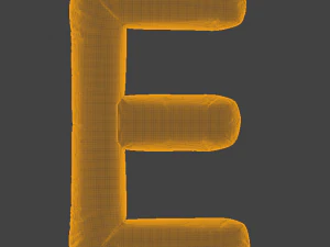 Balloons Alphabet 3D Model