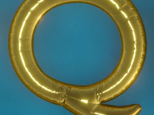 Balloons Alphabet 3D Model