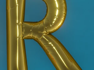 Balloons Alphabet 3D Model