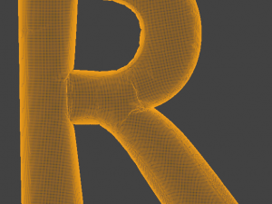 Balloons Alphabet Model 3D