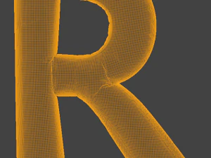Balloons Alphabet 3D Model