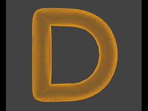 Balloons Alphabet 3D Model