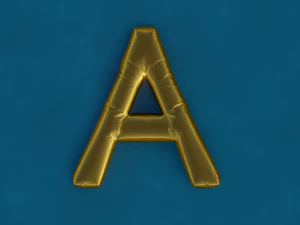 Balloons Alphabet 3D Model