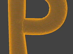 Balloons Alphabet 3D Model