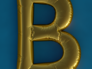 Balloons Alphabet Model 3D