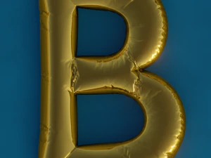 Balloons Alphabet 3D Model